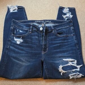 American Eagle High-Rise Jegging Crop — Size 12 Regular